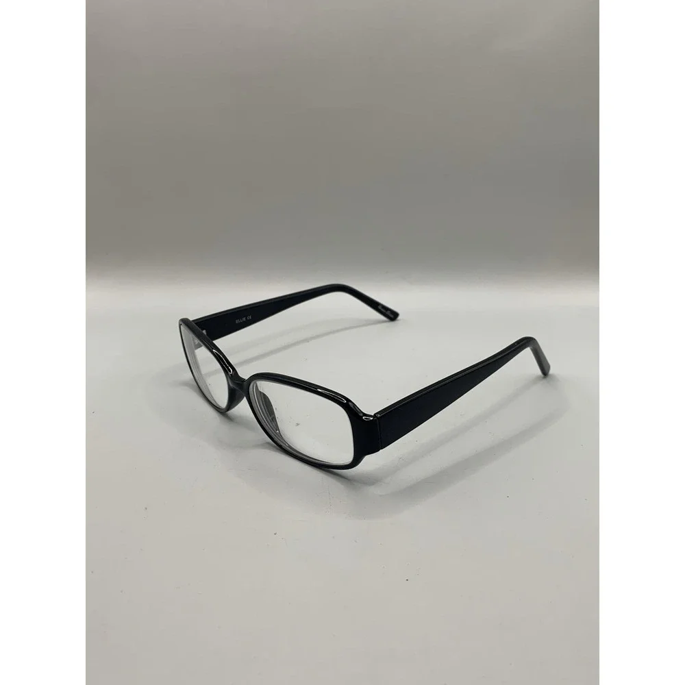 Ellie Eyeglasses Gloss Black 53-16-143 Rectangle Full Rim Plastic Frames Only
